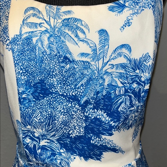 Brand New- Mestiza New York Torero Gown in White Palm Toile 🤍✨ - Picture 7 of 14